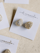 Pave Crystal Gumdrop Holiday Statement Earrings - Swoon Boutique New Orleans