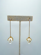 Pearl & CZ Drop Dangle - Swoon Boutique New Orleans
