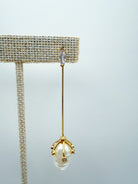 Pearl & CZ Drop Dangle - Swoon Boutique New Orleans