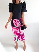 Petalia Midi Dress - Swoon Boutique New Orleans