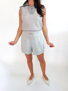 Peterson Half Zip Knit Sleeveless Top - Swoon Boutique New Orleans
