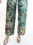 Petricor Multicolor Jacquard Denim Jeans - Swoon Boutique New Orleans