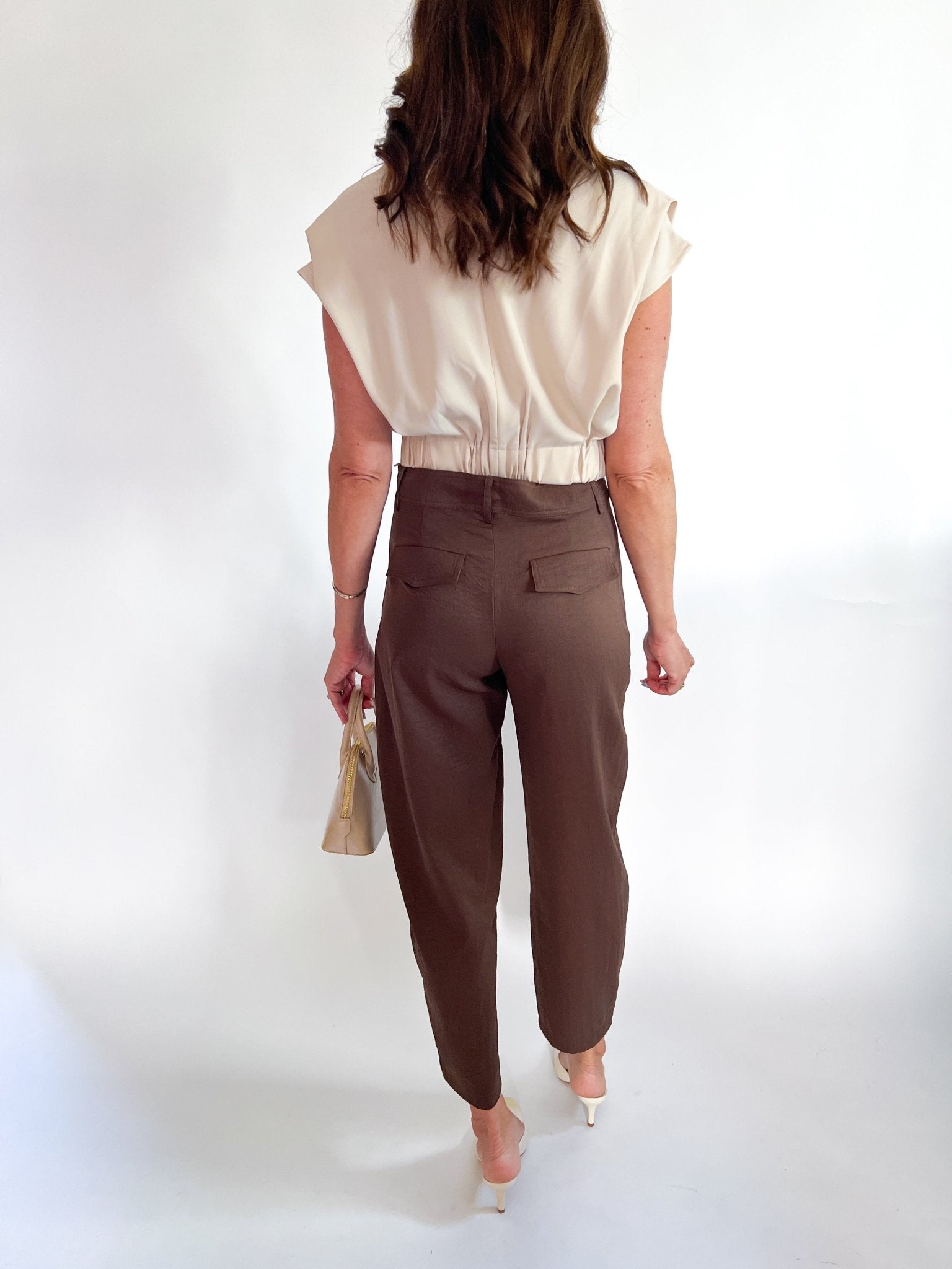 Pleated Drape Shell Top - Swoon Boutique New Orleans