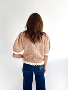 Polka Dot Knit Cardigan - Swoon Boutique New Orleans
