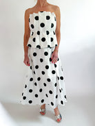 Polka Dot Midi Dress - Swoon Boutique New Orleans