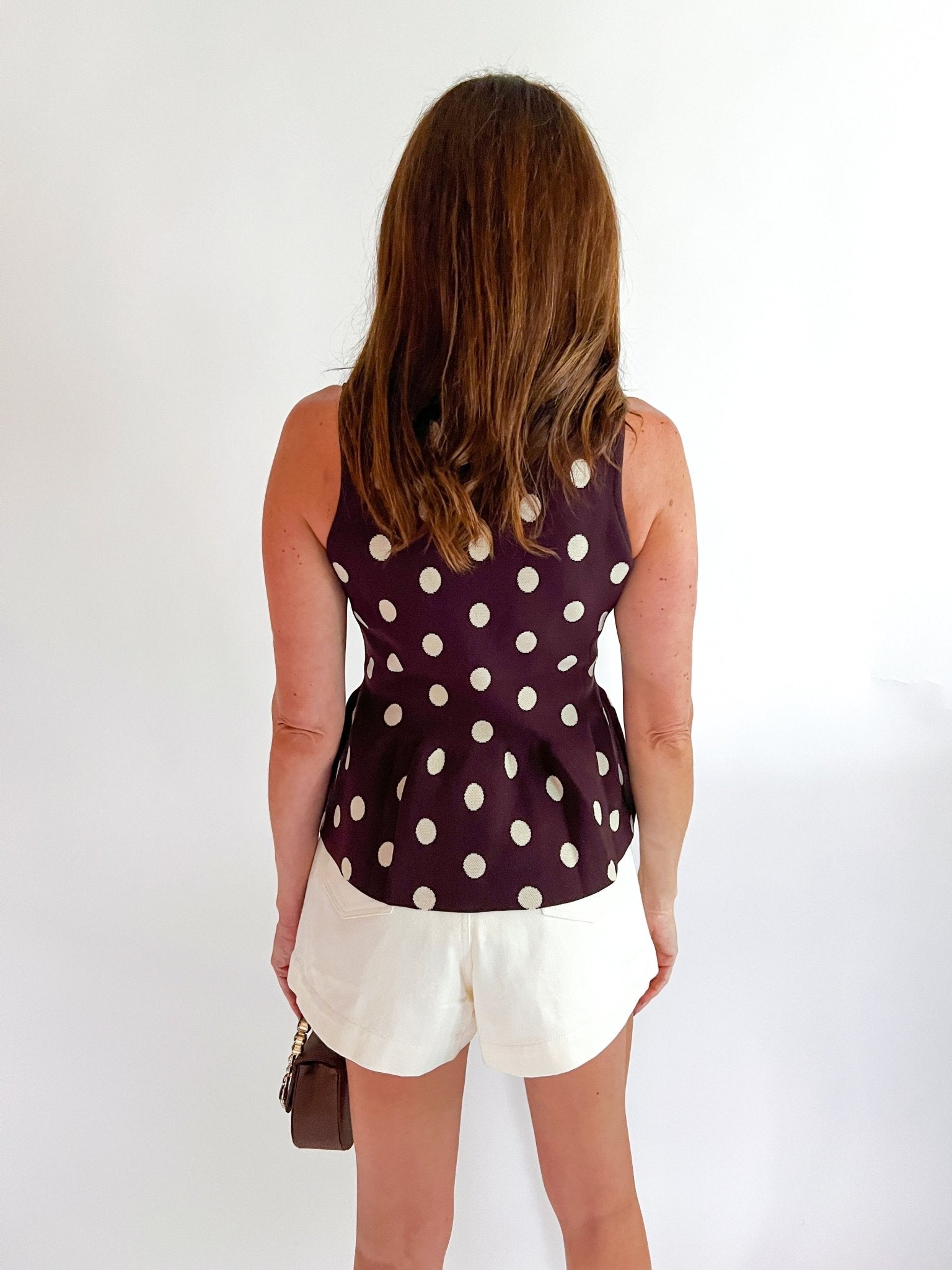 Polka Dot Sweater Tank - Swoon Boutique New Orleans