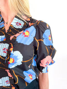 Poppy Floral Smocked Top - Swoon Boutique New Orleans