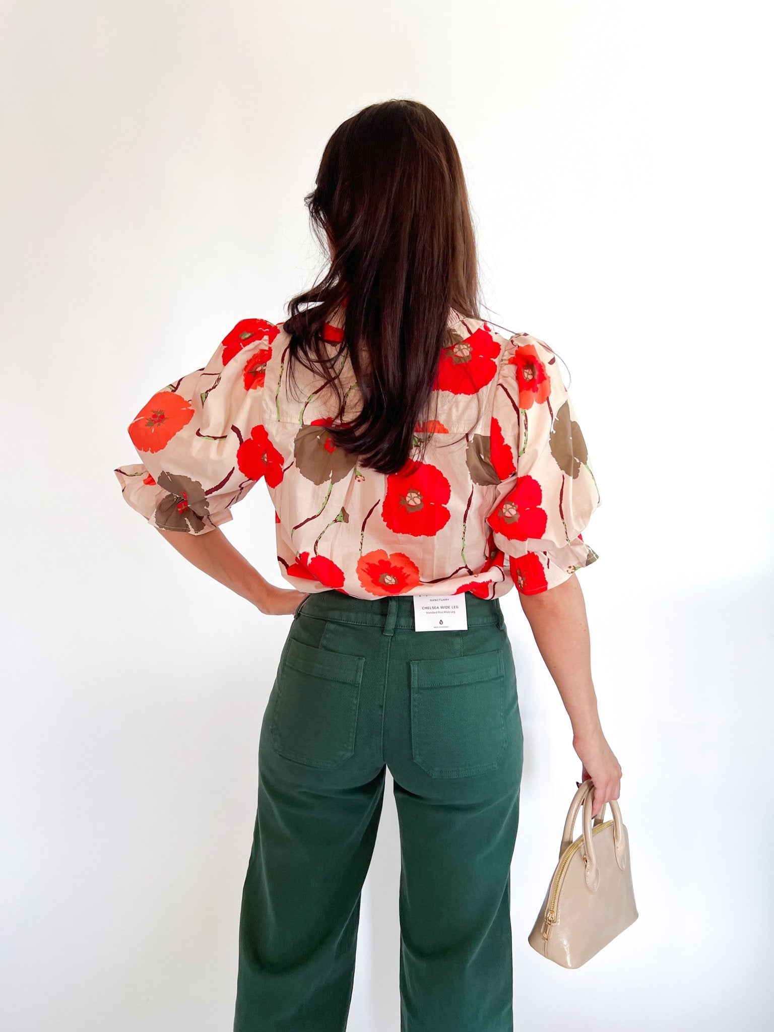 Poppy Floral Smocked Top - Swoon Boutique New Orleans