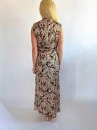 Posh Paisley Draped Wrap Midi Skirt - Swoon Boutique New Orleans