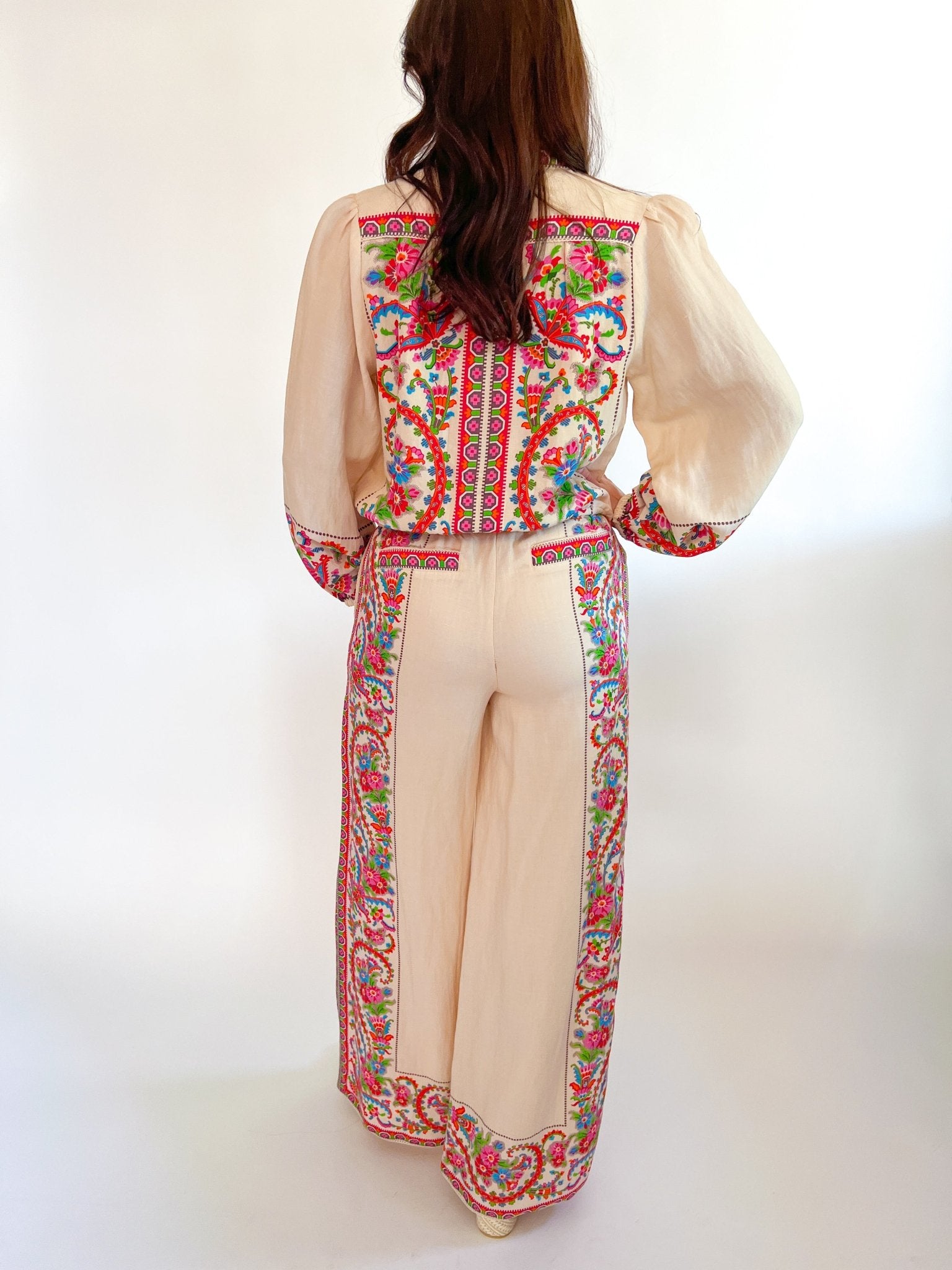 Presley Scroll Pants - Swoon Boutique New Orleans