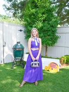 Purple Scallop Tank & Midi Skirt Set - Swoon Boutique New Orleans