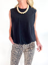 Quinn Bubble Shell Top - Swoon Boutique New Orleans