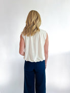 Quinn Bubble Shell Top - Swoon Boutique New Orleans