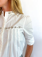 Rebecca Rhinestone Top - Swoon Boutique New Orleans