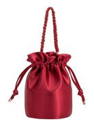 Red Jeane Satin Top Handle Bag - Swoon Boutique New Orleans