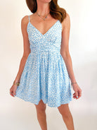 Rhodes Floral Mini Dress - Swoon Boutique New Orleans
