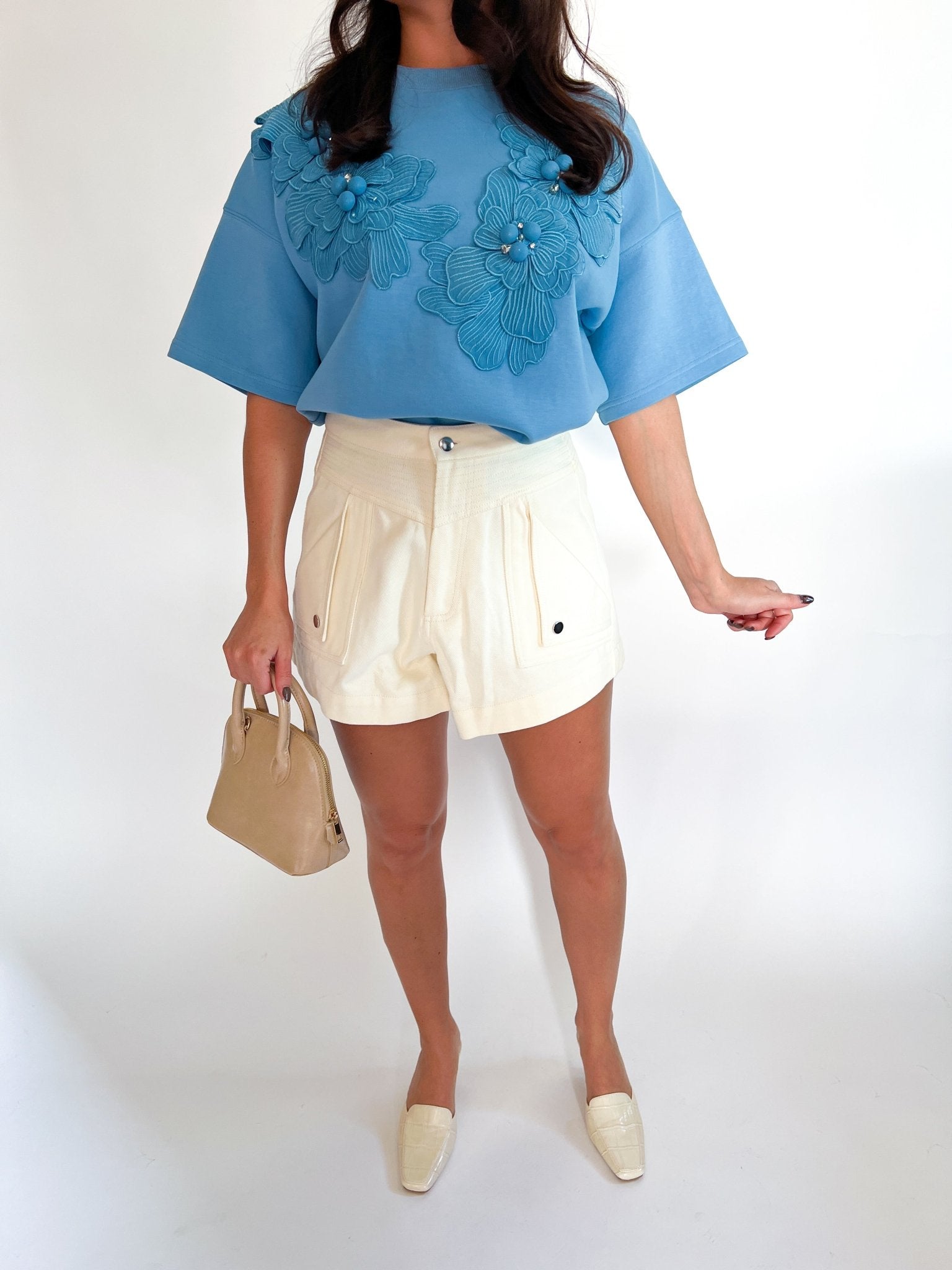 Rita Flower Top - Swoon Boutique New Orleans