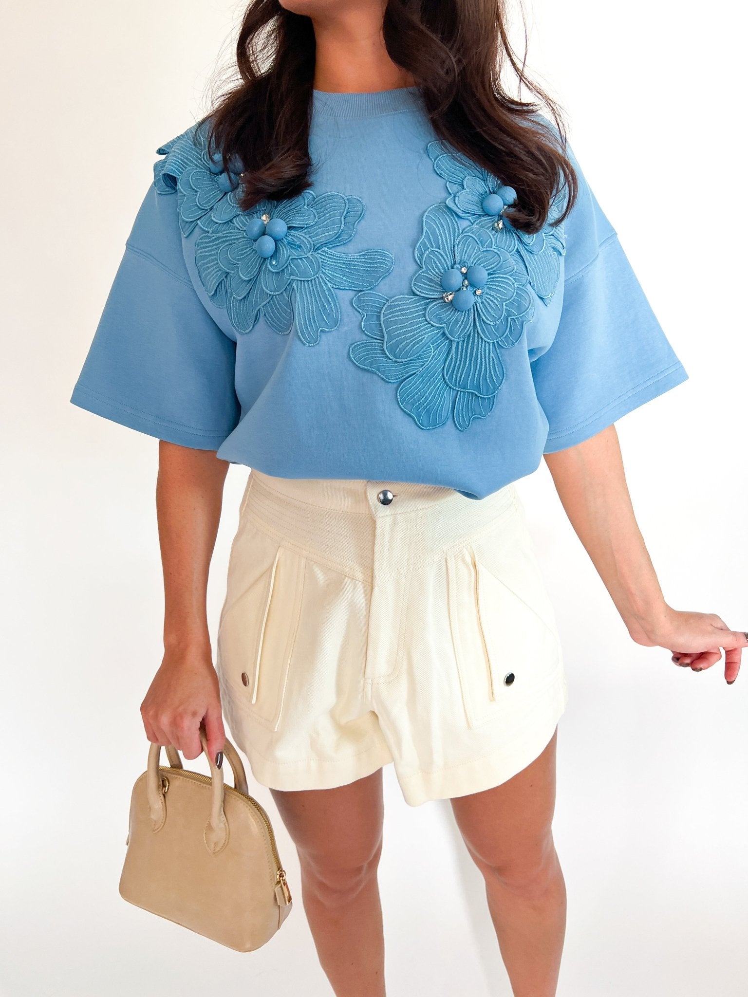 Rita Flower Top - Swoon Boutique New Orleans