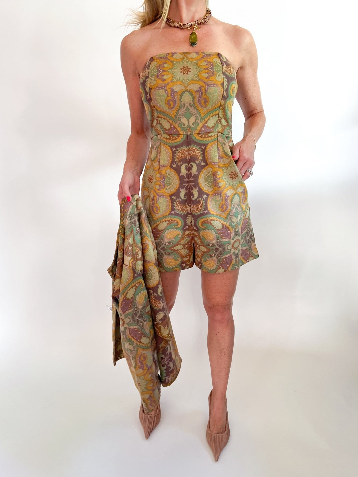 Rose Romper - Swoon Boutique New Orleans