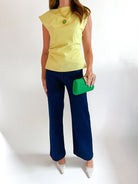 Ruched High Neck Sleeveless Top - Swoon Boutique New Orleans