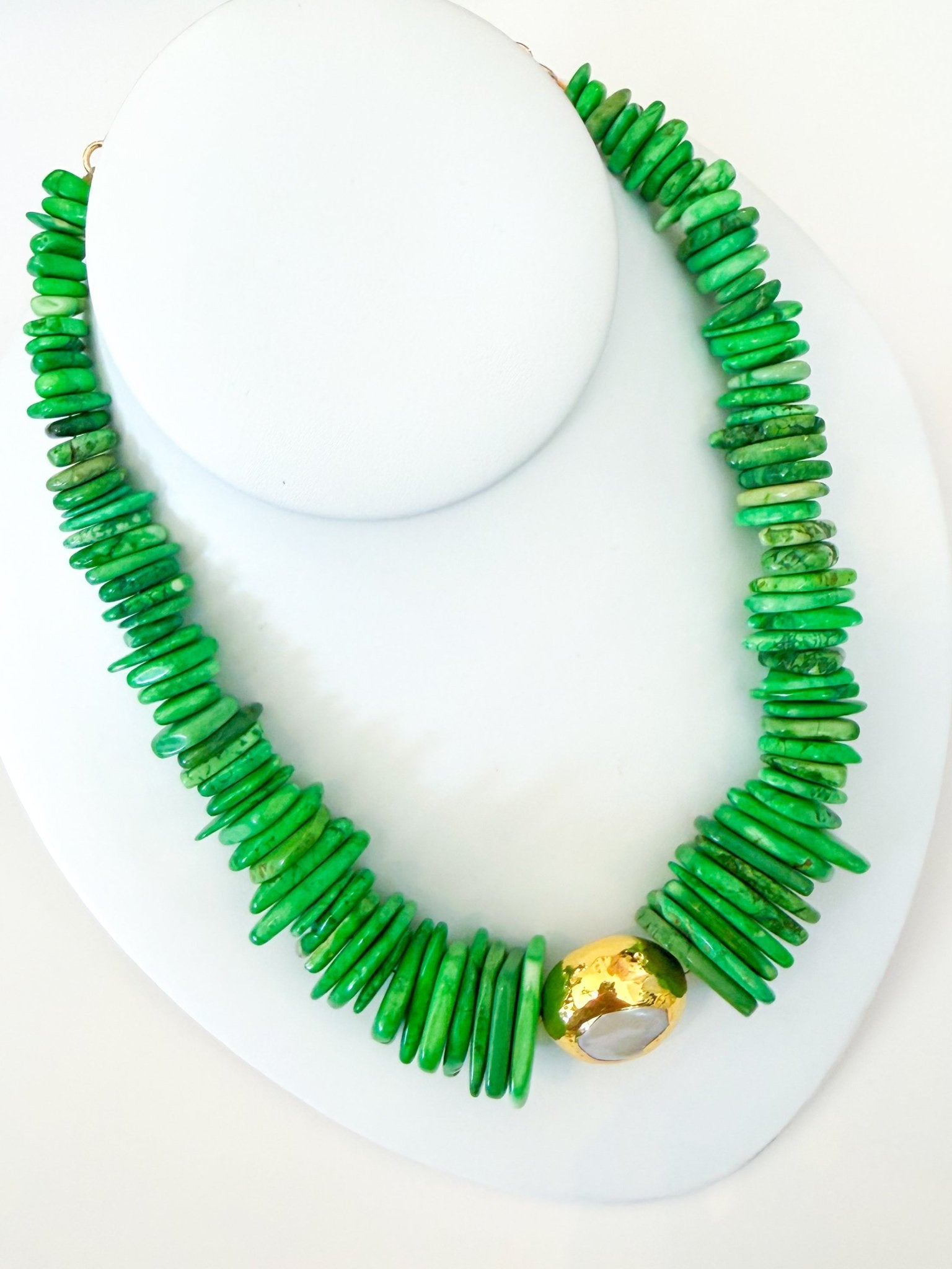Sariah Gemstone Chip Necklace - Swoon Boutique New Orleans
