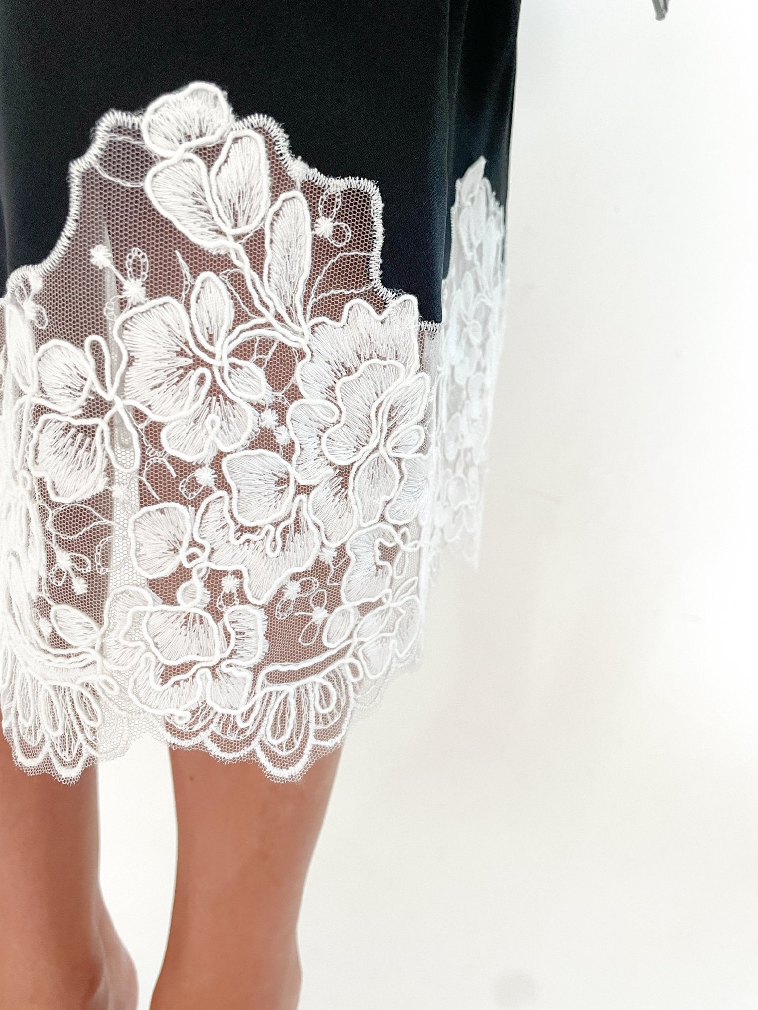 Shantel Lace Midi Skirt - Swoon Boutique New Orleans