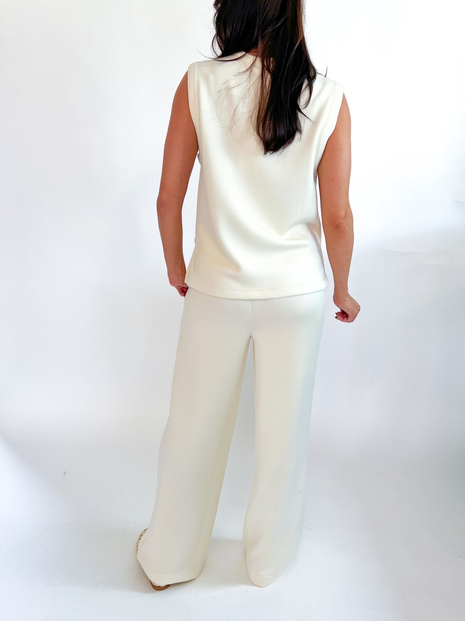 Simmons Pristine Half Zip Tank - Swoon Boutique New Orleans