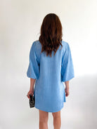 Sky Faux Suede Exaggerated Sleeve Dress - Swoon Boutique New Orleans