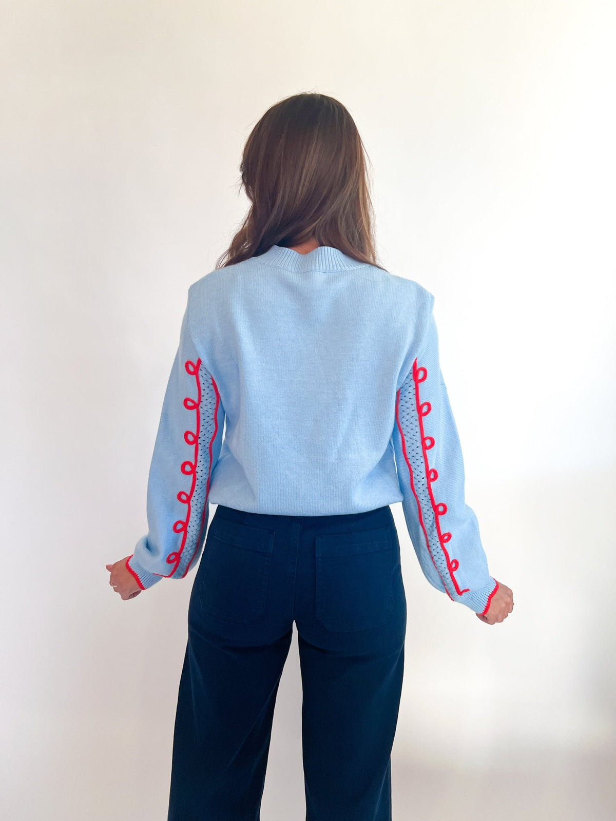 Skyline Trim Sweater - Swoon Boutique New Orleans