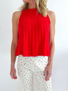 Sleeveless Pointelle Knit Tank - Swoon Boutique New Orleans