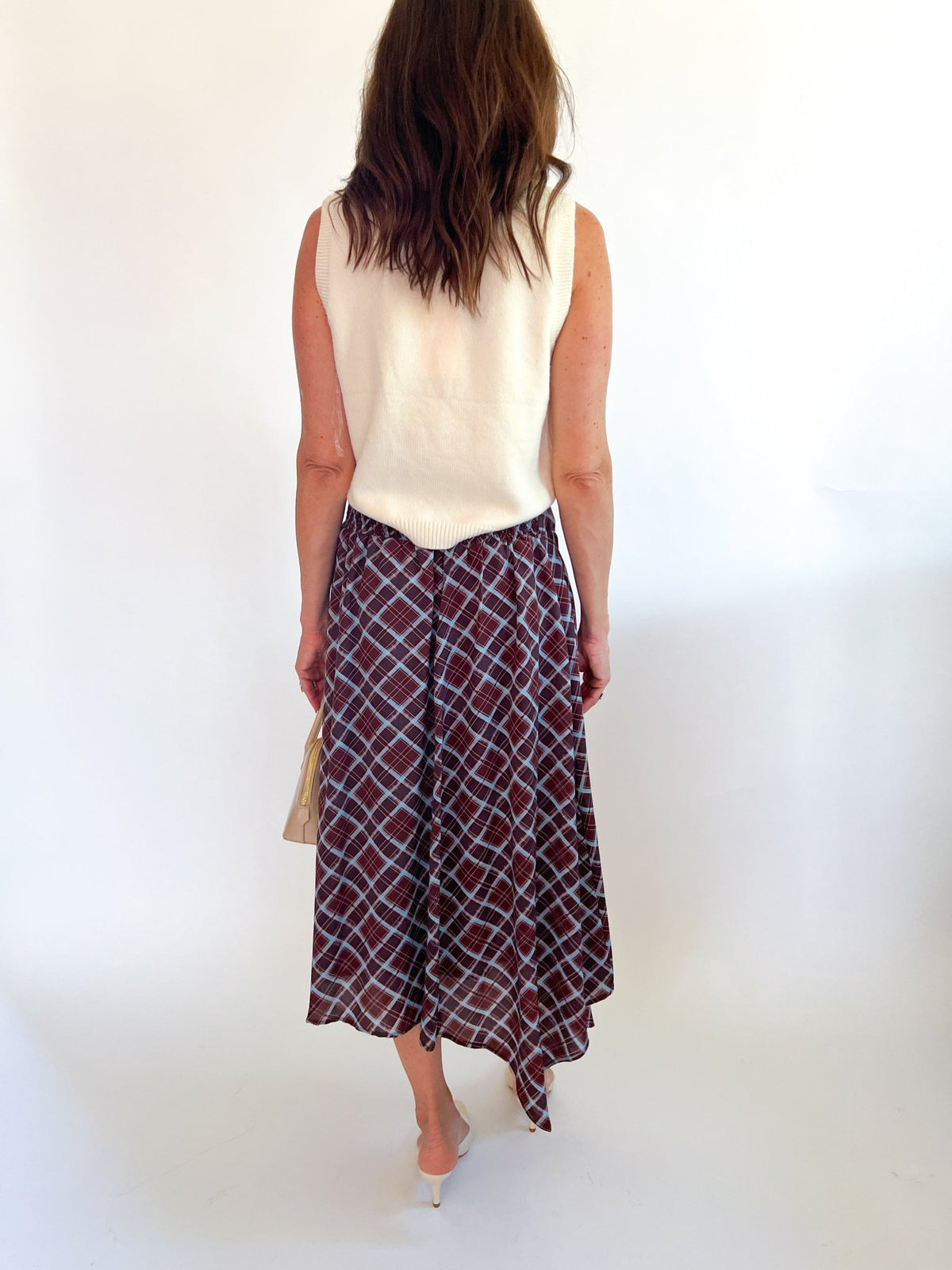 Sleeveless Tie Neck Sweater Vest - Swoon Boutique New Orleans