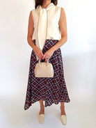 Sleeveless Tie Neck Sweater Vest - Swoon Boutique New Orleans