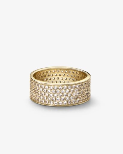Slick Pave Ring - Swoon Boutique New Orleans