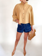 Sloane Tan Capelet - Swoon Boutique New Orleans