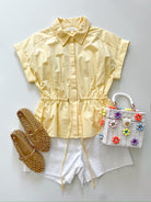 Solid Cap Sleeve Top - Swoon Boutique New Orleans