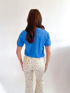 Solid Short Sleeve Sweater Knit Top - Swoon Boutique New Orleans