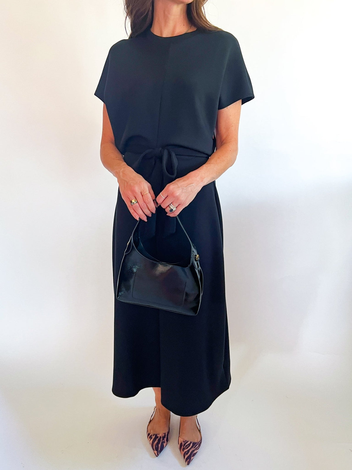 Spanx Airessentials Draped Tie-Waist Maxi Dress - Swoon Boutique New Orleans