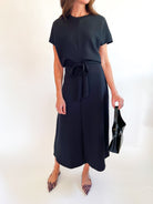 Spanx Airessentials Draped Tie-Waist Maxi Dress - Swoon Boutique New Orleans