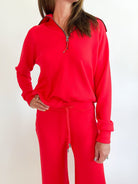 Spanx Airessentials Half Zip Sweatshirt - Swoon Boutique New Orleans