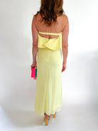 Strapless Ruffle Maxi Dress - Swoon Boutique New Orleans