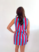 Stripe Sleeveless Cropped Top - Swoon Boutique New Orleans