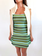 Striped Athletic Dress - Swoon Boutique New Orleans