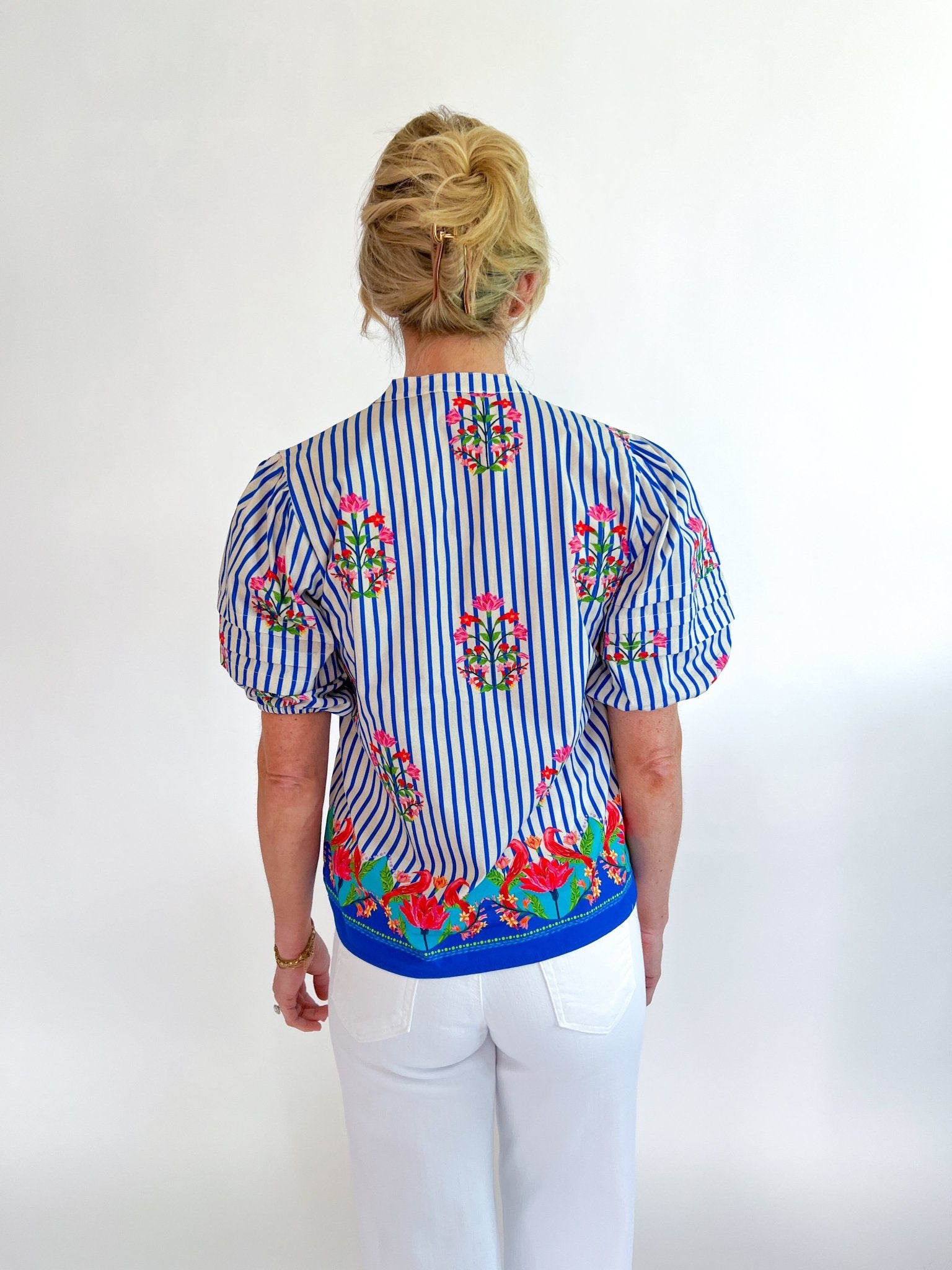 Striped Garden Raya Top - Swoon Boutique New Orleans