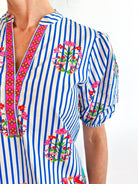 Striped Garden Raya Top - Swoon Boutique New Orleans