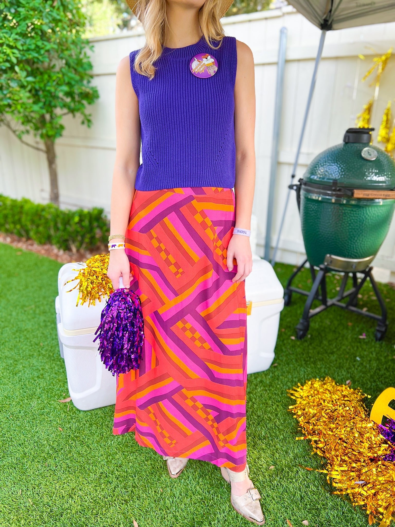 Sugar Coral Tiffany Skirt - Swoon Boutique New Orleans
