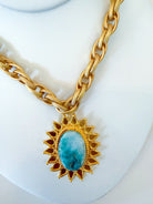 Sun Gemstone Pendant - Swoon Boutique New Orleans