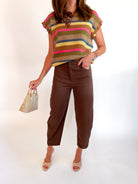 Sunset Stripe Sweater - Swoon Boutique New Orleans