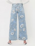 Super High Rise Floral Extreme Vintage Flare Jeans - Swoon Boutique New Orleans