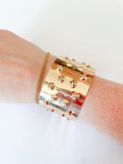 Thick Studded Cuff Bracelet - Swoon Boutique New Orleans