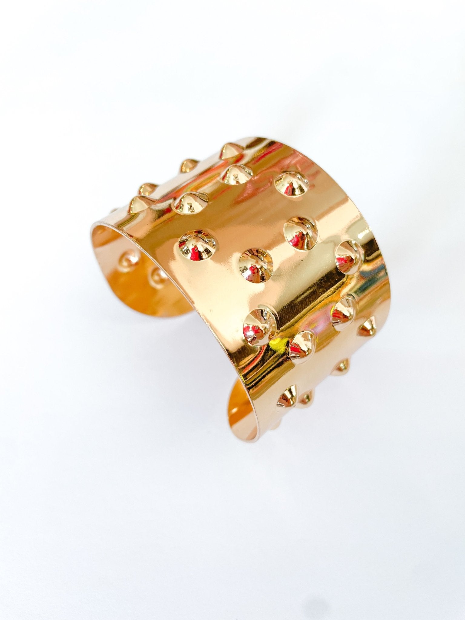 Thick Studded Cuff Bracelet - Swoon Boutique New Orleans